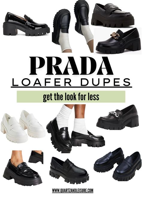 prada loafers dupes|prada platform heels dupe.